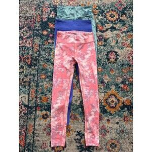 Athleta Girl High Rise Chit Chat Legging Girls Size Medium 8/10 - Bundle of 3